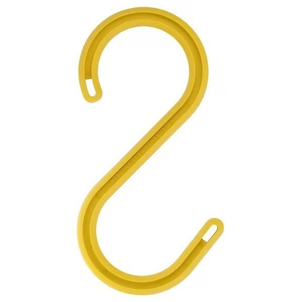 S-Hook, Yellow, 9